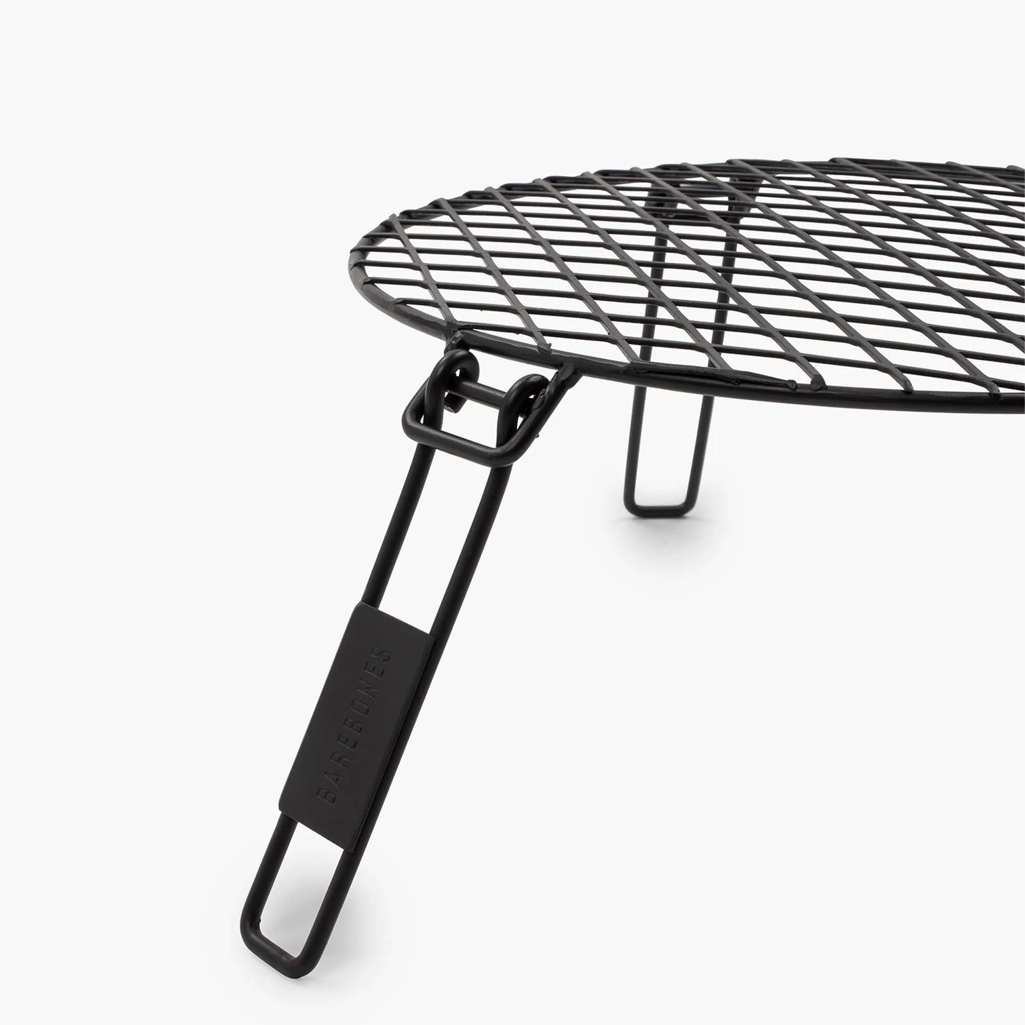 barebones-cook-dine-fire-pit-grillrost-rund-stahl-klappbar image 4
