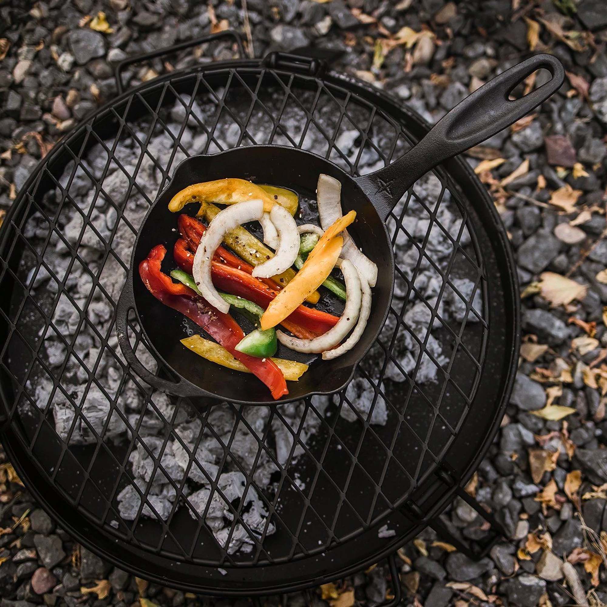 barebones-cook-dine-cowboy-grill-kohleschale-edelstahl image 7