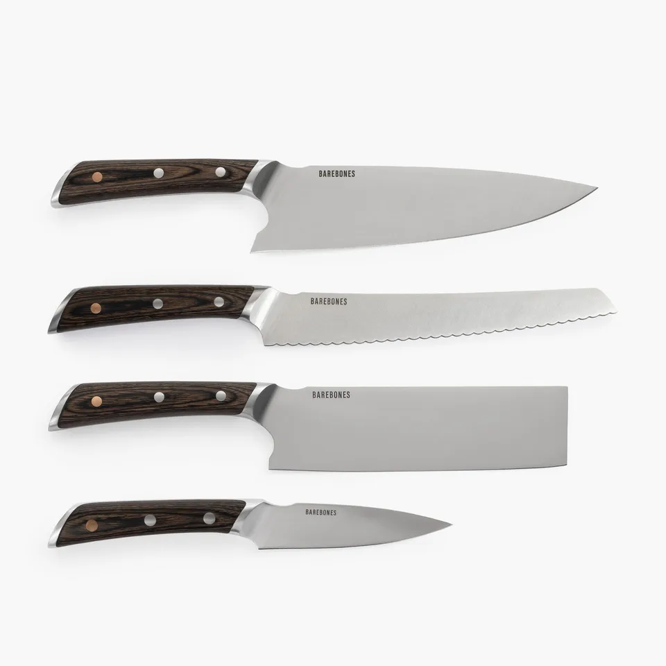 barebones-tools-culinary-knife-messerset-4-teilig-edelstahl image 1