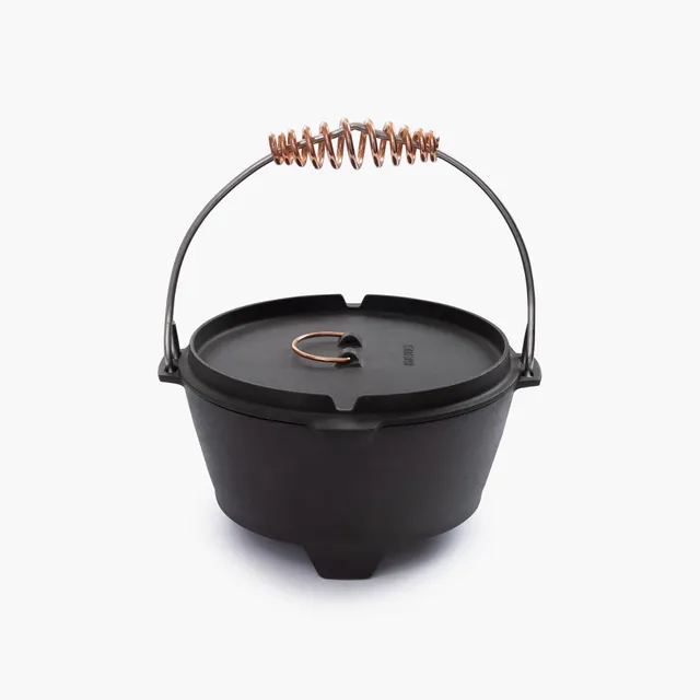 barebones-cook-dine-dutch-oven-4qt-gusseisentopf-deckel image 1