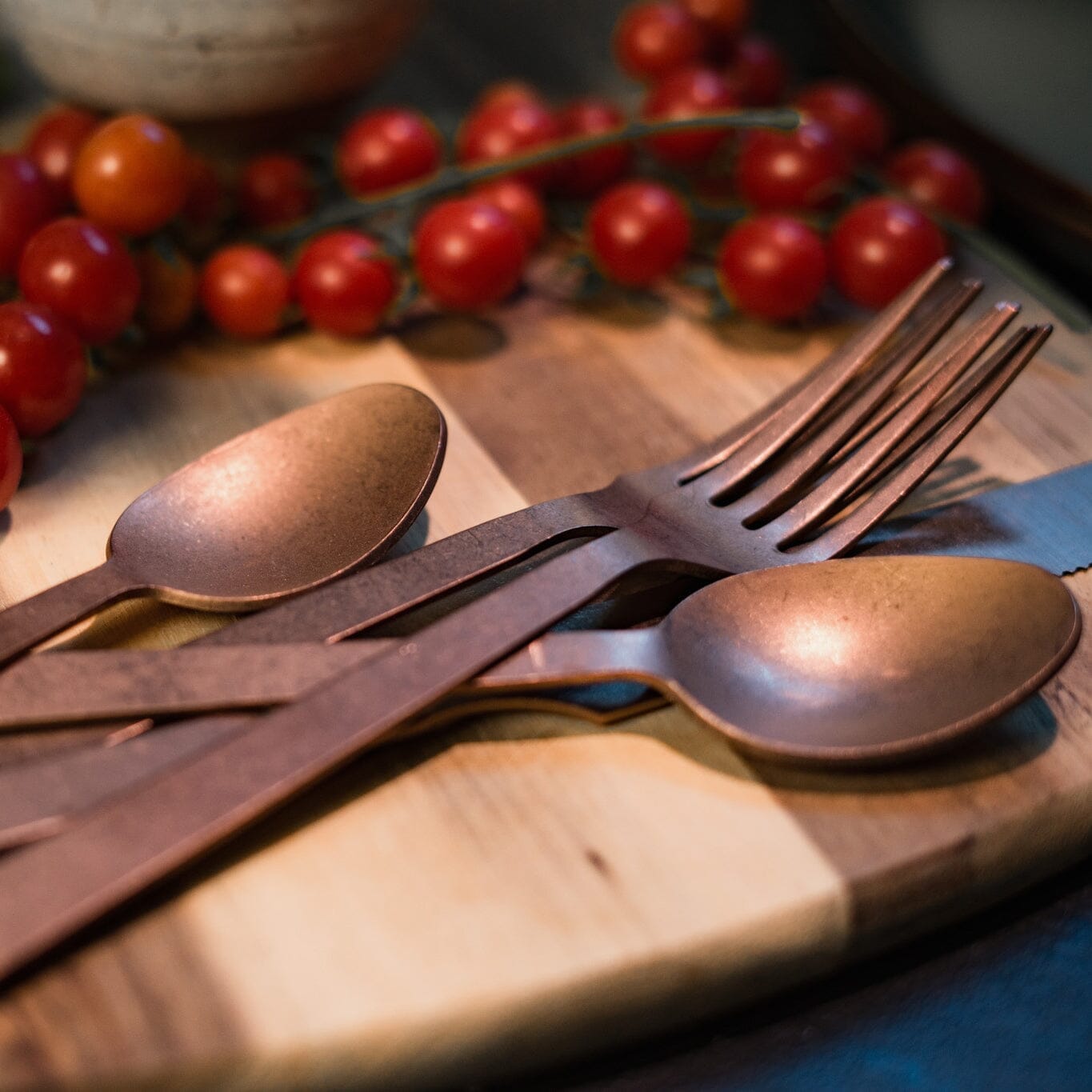 barebones-flatware-besteckset-kupfer-edelstahl-4-teilig image 8
