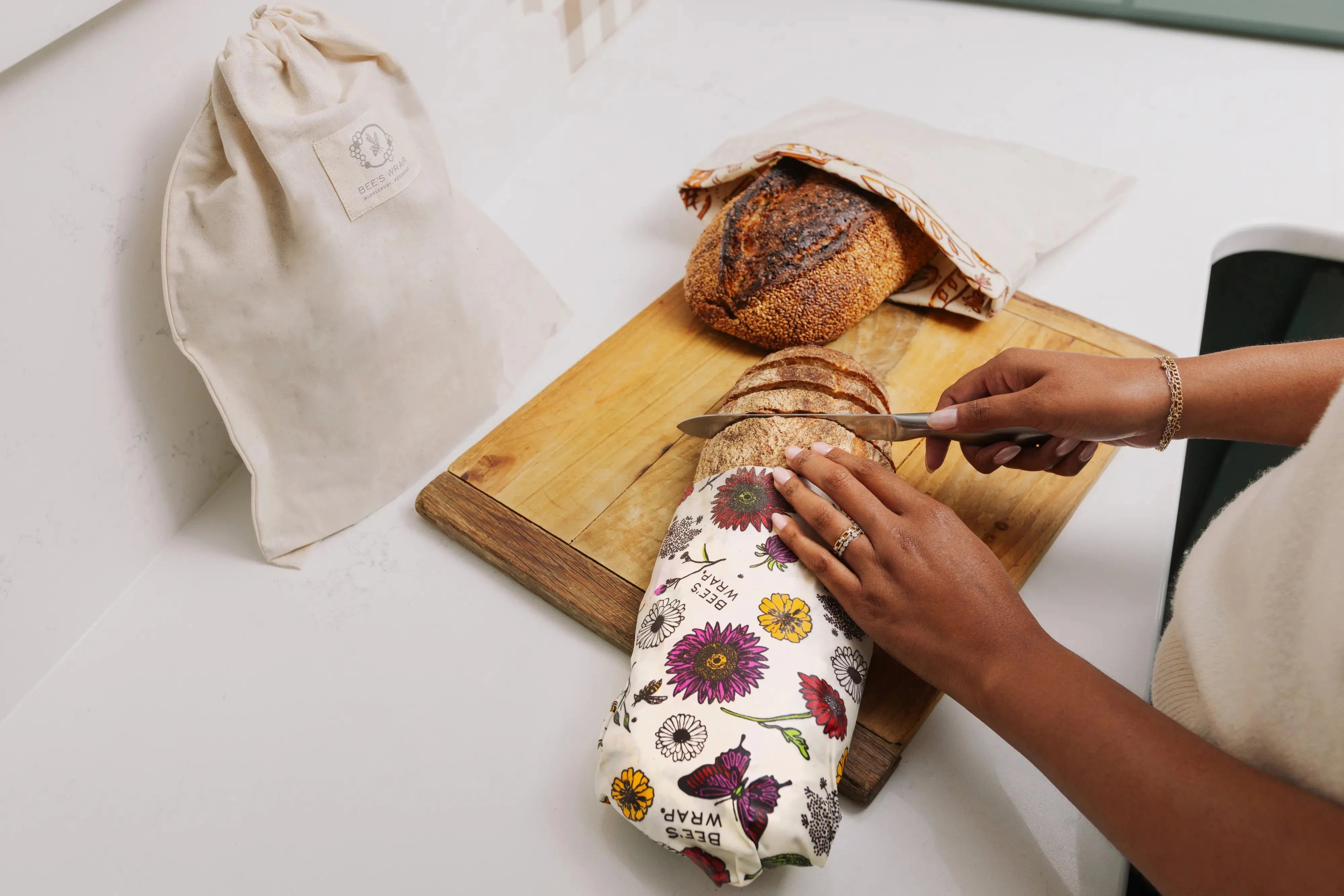 beeswrap-bundles-bread-lover-bundle-brottuch-brotbeutel-set image 2