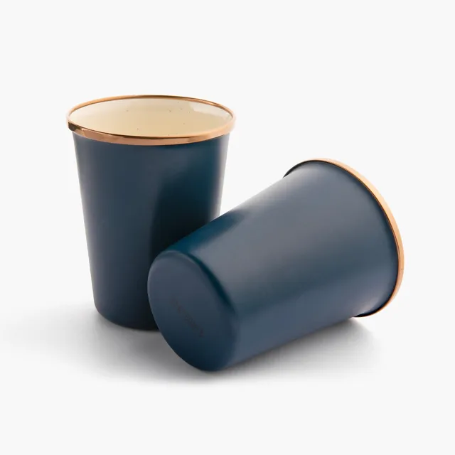 barebones-cook-dine-enamel-becher-indigo-blue-2er-set-emaille image 1