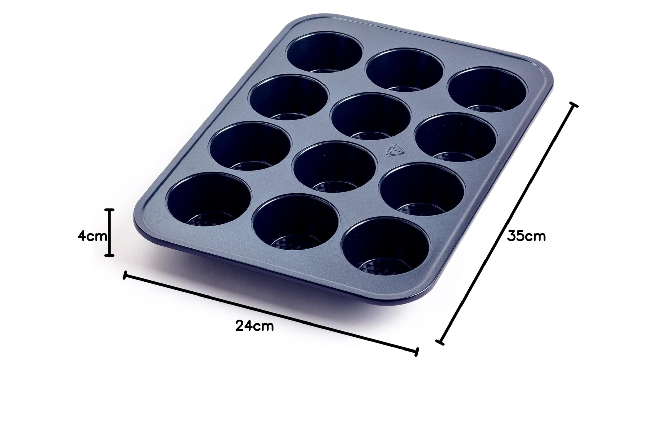 blue-diamond-bakeware-muffinform-12er-keramik-blau-antihaft image 8