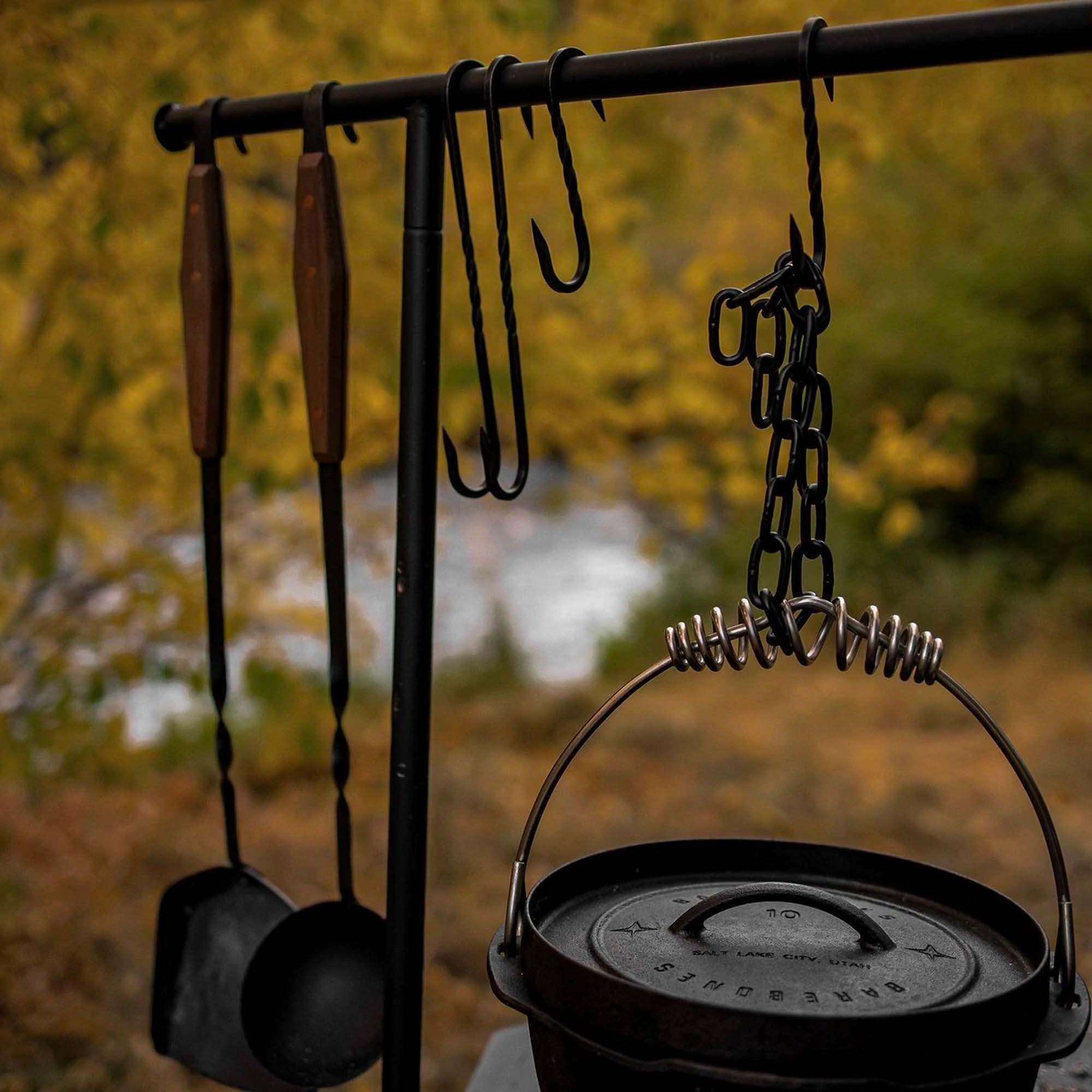 barebones-cowboy-grill-s-hook-kette-topfhaken-set image 3