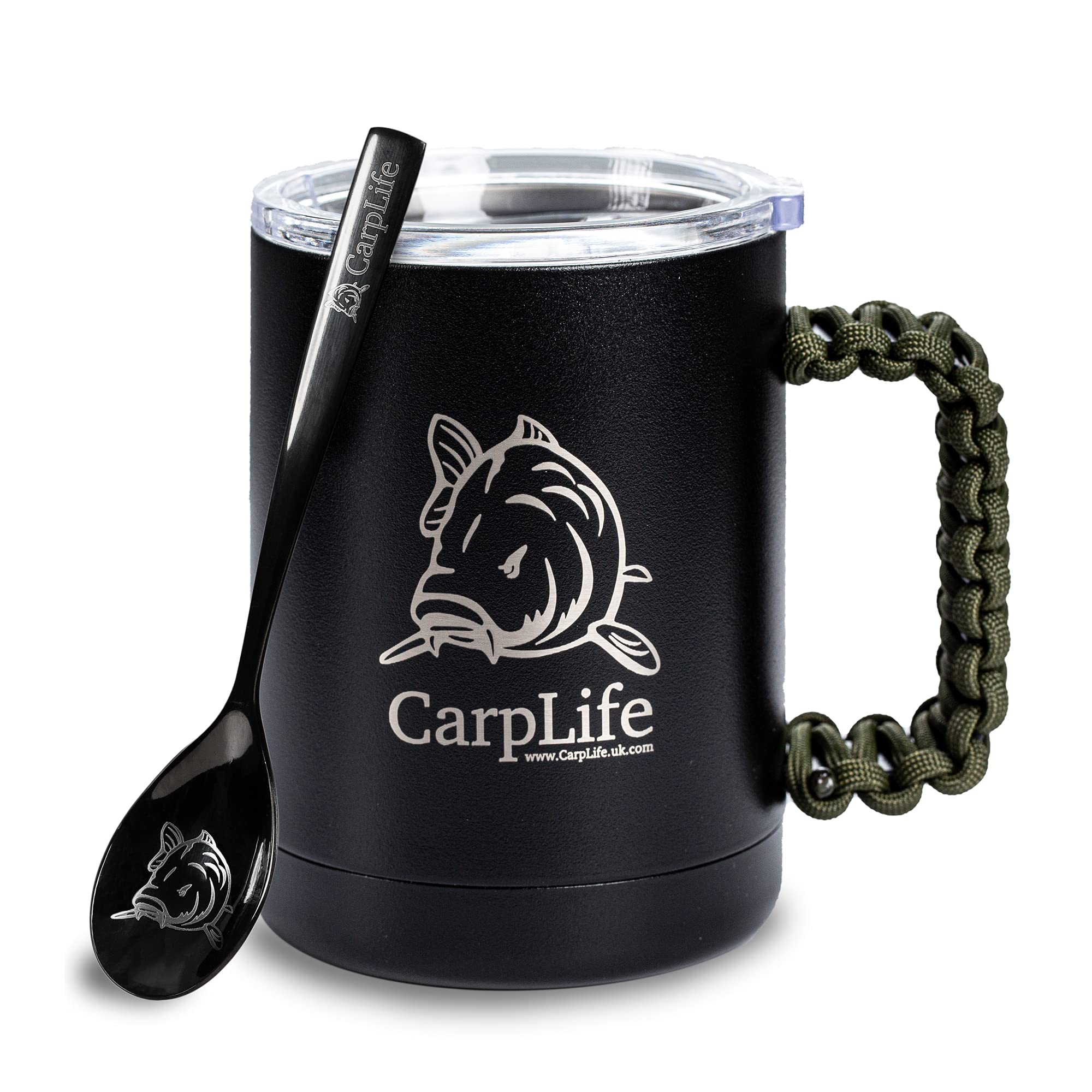 carplife-thermobecher-edelstahl-mit-l-ffel-neon-schwarz image 6