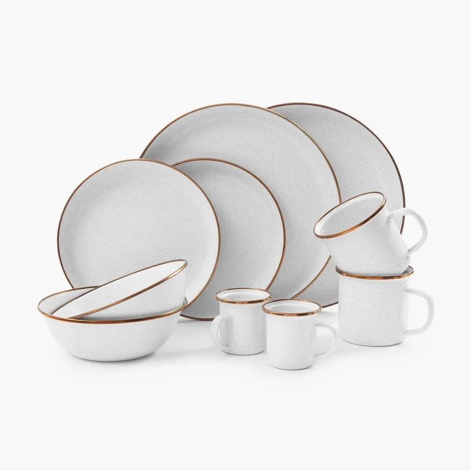 barebones-cook-dine-emaille-geschirr-eggshell-16-teilig image 1