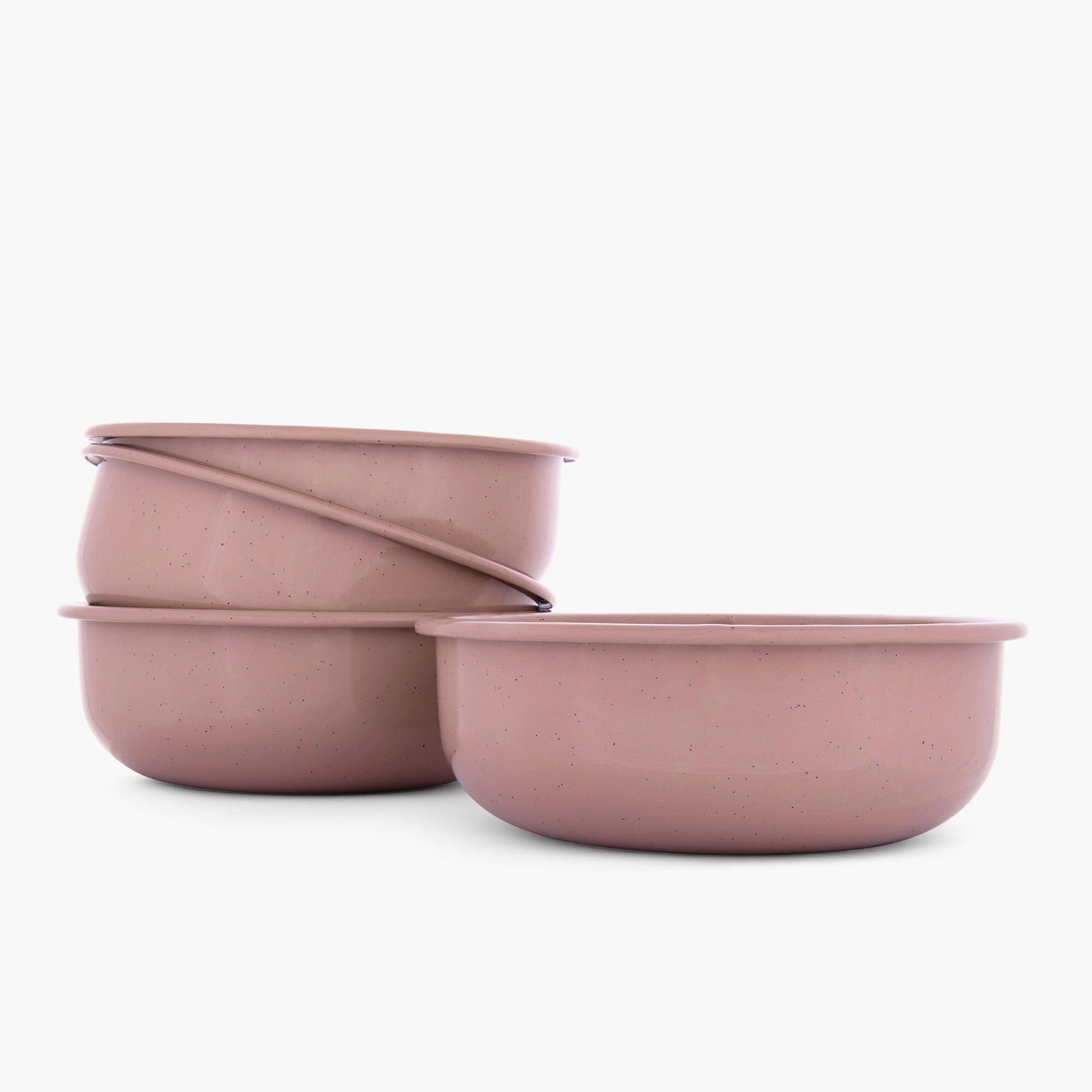 barebones-cook-dine-rolled-enamelware-bowl-set-dusty-rose image 1