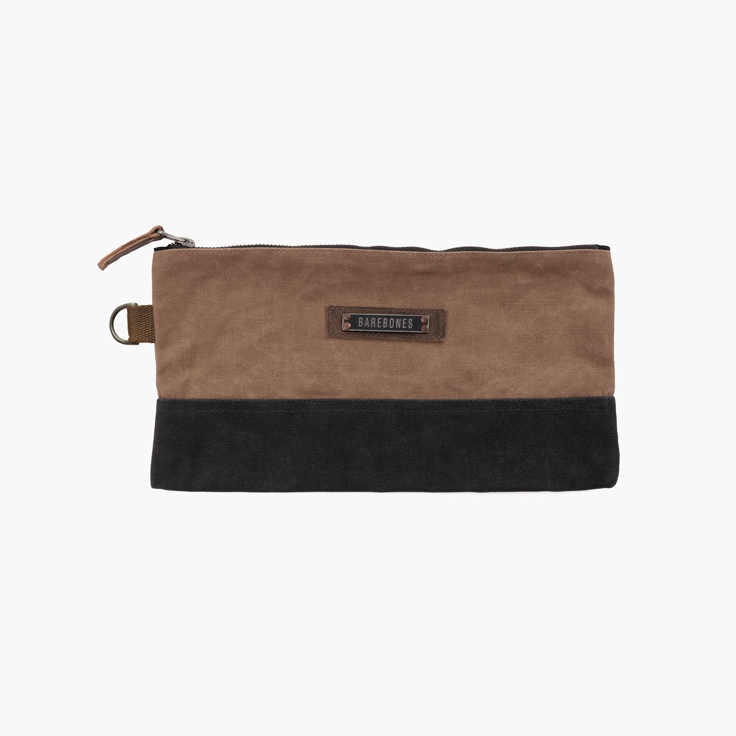 barebones-store-carry-neelum-zipper-pouch-khaki-klein-large image 2