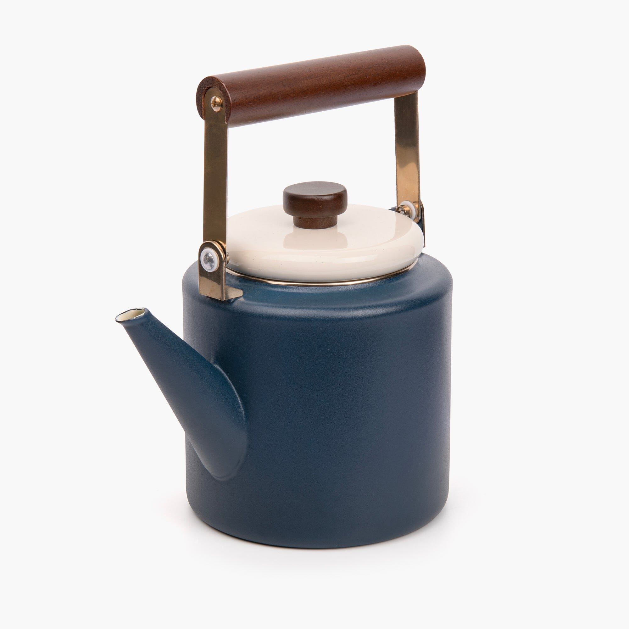 barebones-emaille-kessel-indigo-blue-2-tone-walnuss image 1