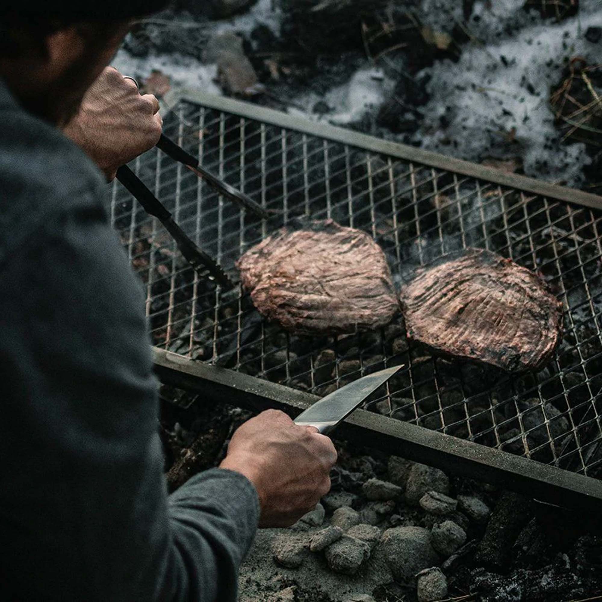 barebones-cook-dine-grill-grate-grillrost-rechteckig-stahl image 4