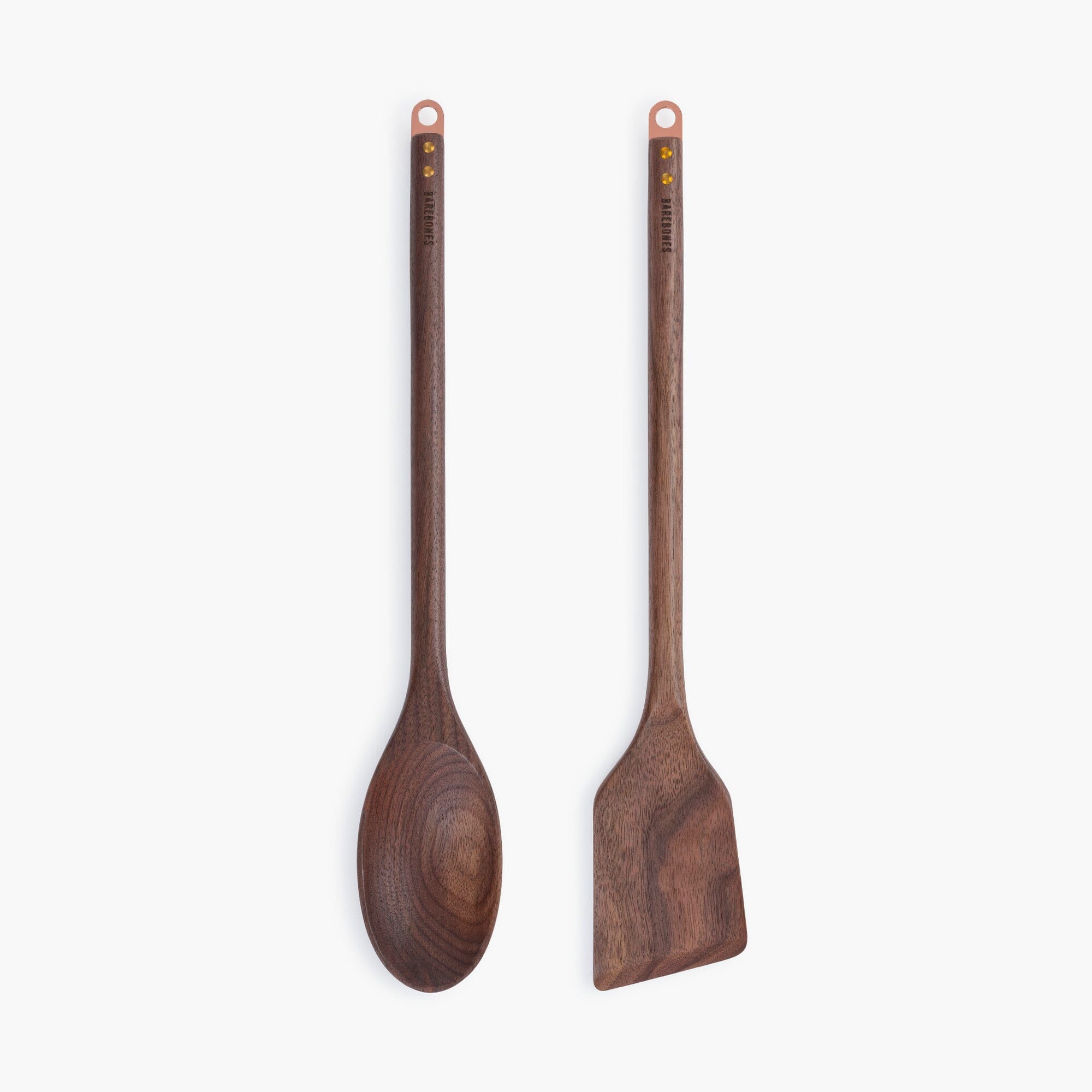 barebones-kochl-ffel-set-walnuss-2-teilig-mit-kupfer-pfanne image 1
