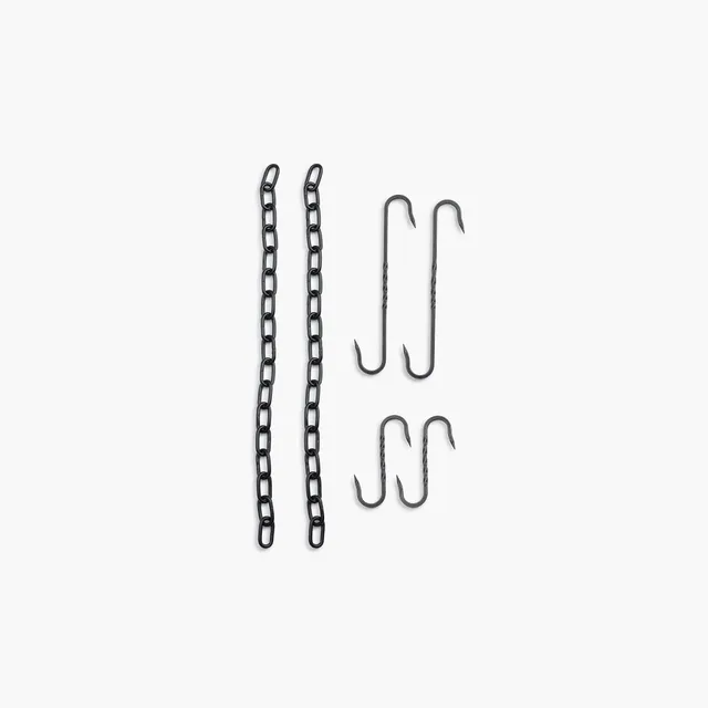 barebones-cowboy-grill-s-hook-kette-topfhaken-set image 1