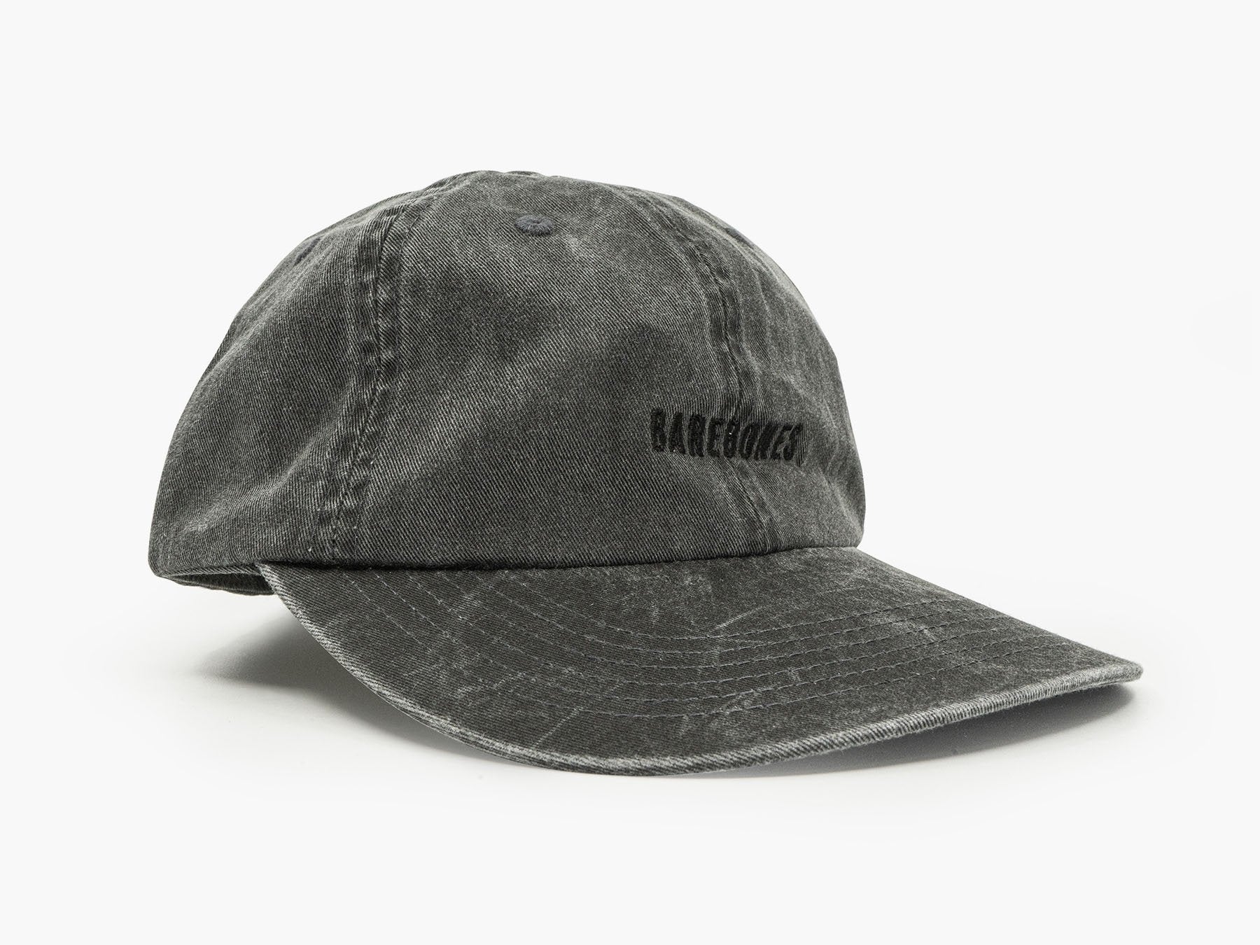 barebones-cook-dine-dad-hat-cap-schwarz-baumwolle-black-wash image 3