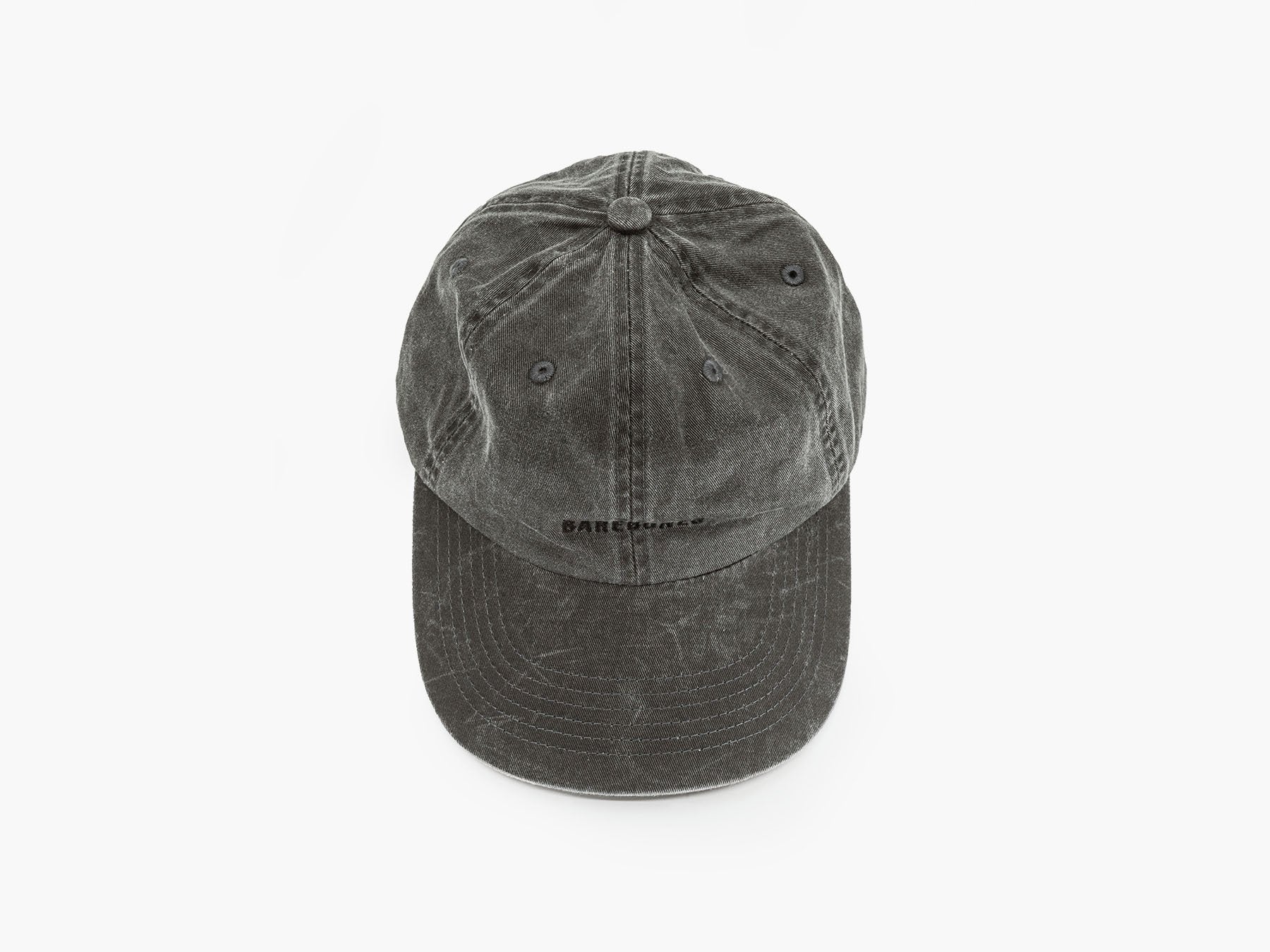 barebones-cook-dine-dad-hat-cap-schwarz-baumwolle-black-wash image 6