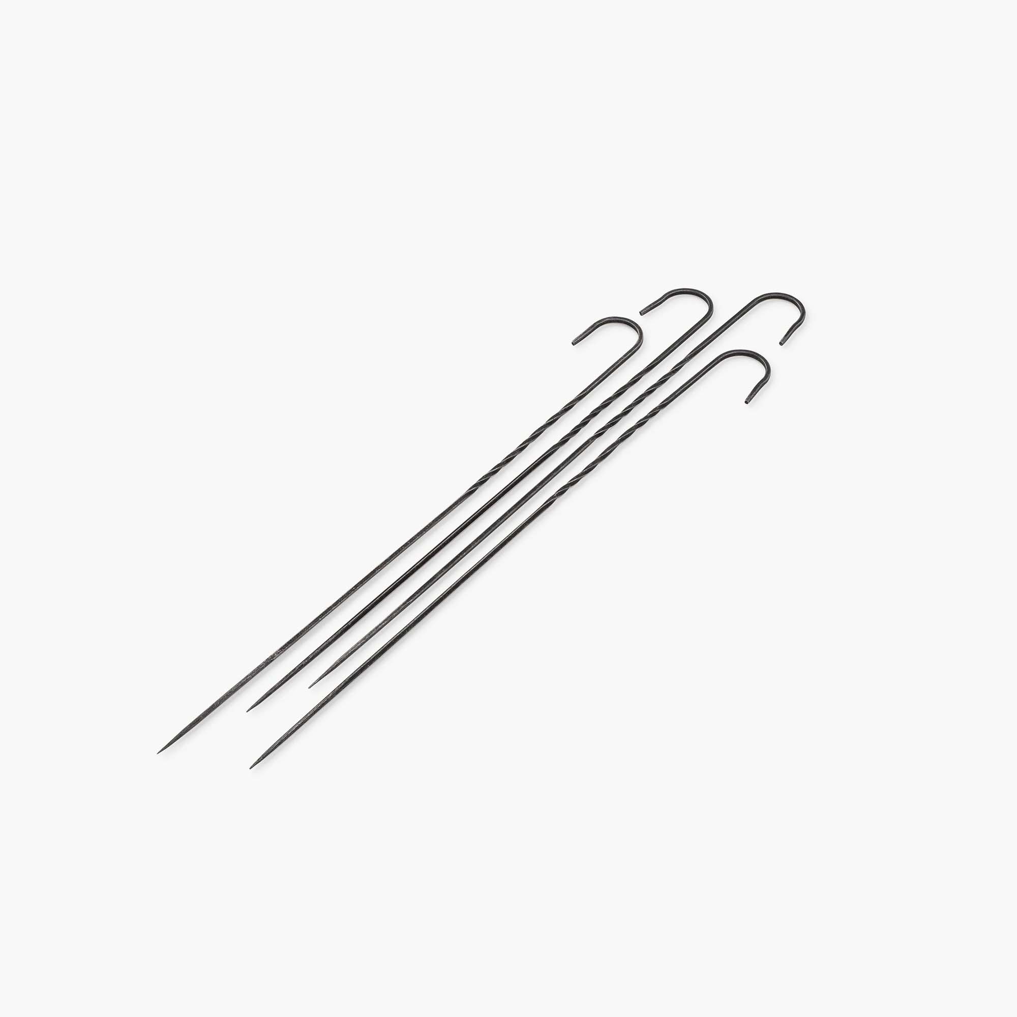 barebones-cowboy-grillspie-e-stahl-4er-set-f-r-feuer image 1