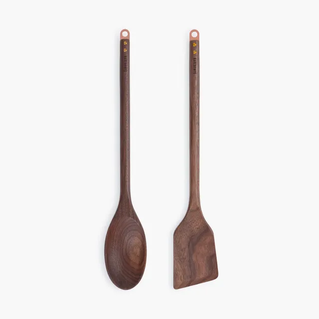 barebones-kochl-ffel-set-walnuss-2-teilig-mit-kupfer-pfanne image 1