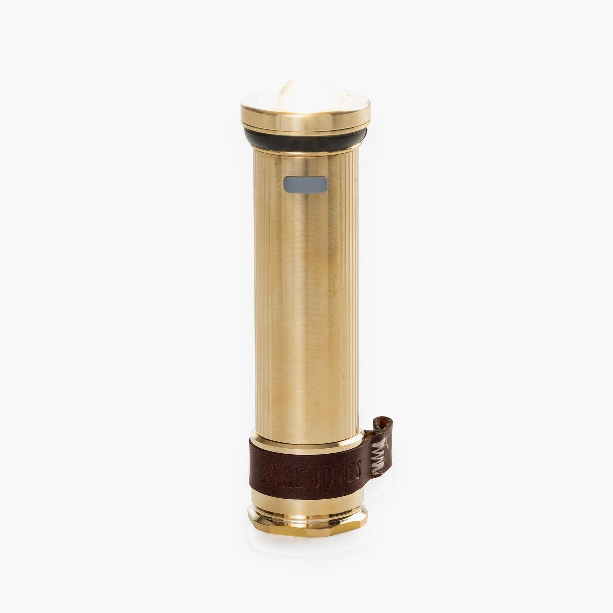 barebones-power-light-mini-flashlight-taschenlampe-messing-warmwei image 2