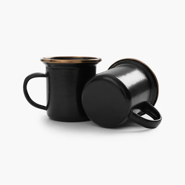 barebones-cook-dine-enamel-espressotassen-set-charcoal-2tlg image 1