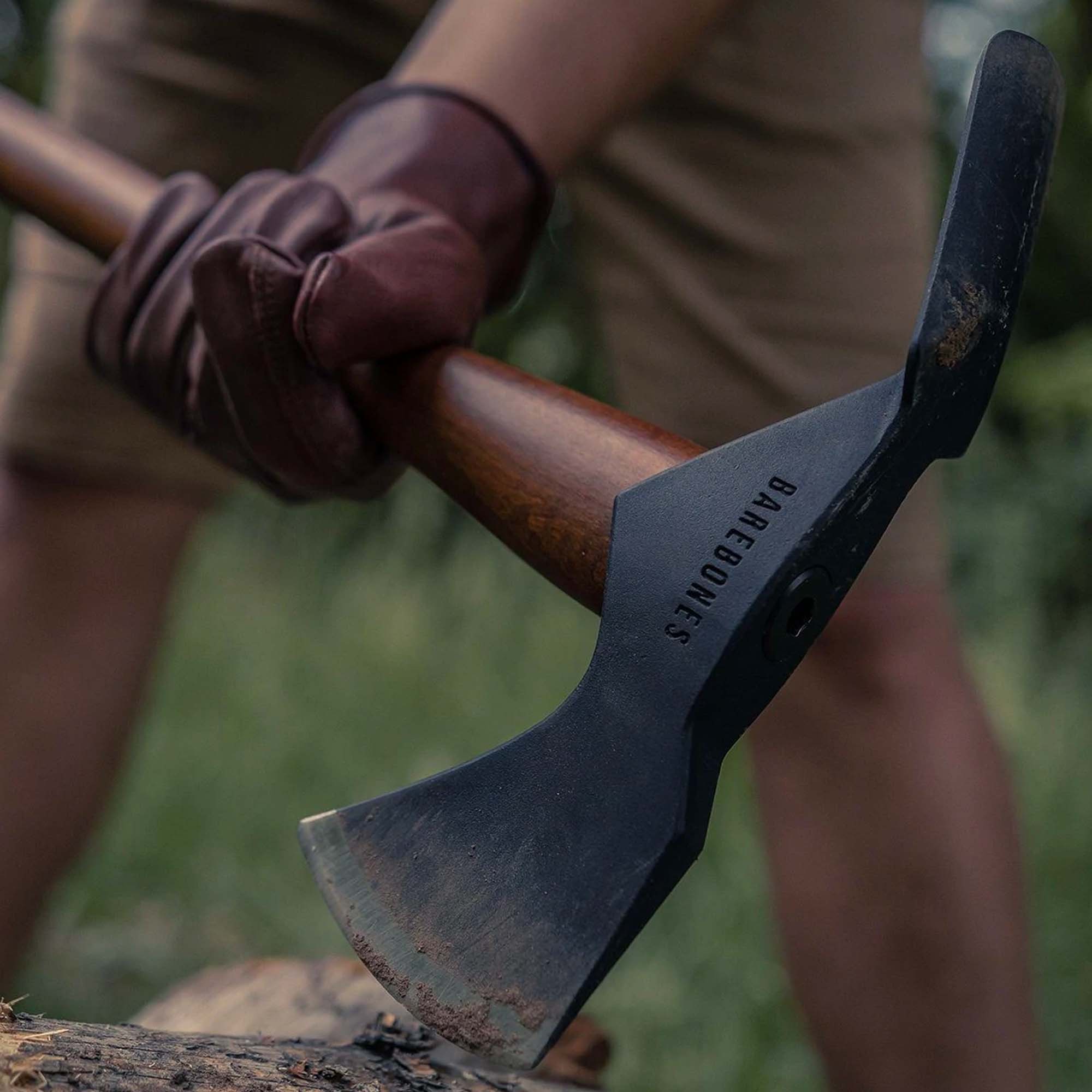 barebones-tools-pulaski-axt-1055-carbonstahl-holzgriff image 4