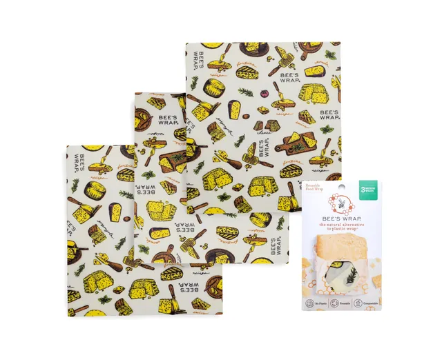 beeswrap-wraps-medium-3-pack-bienenwachstuch-waschbar image 1
