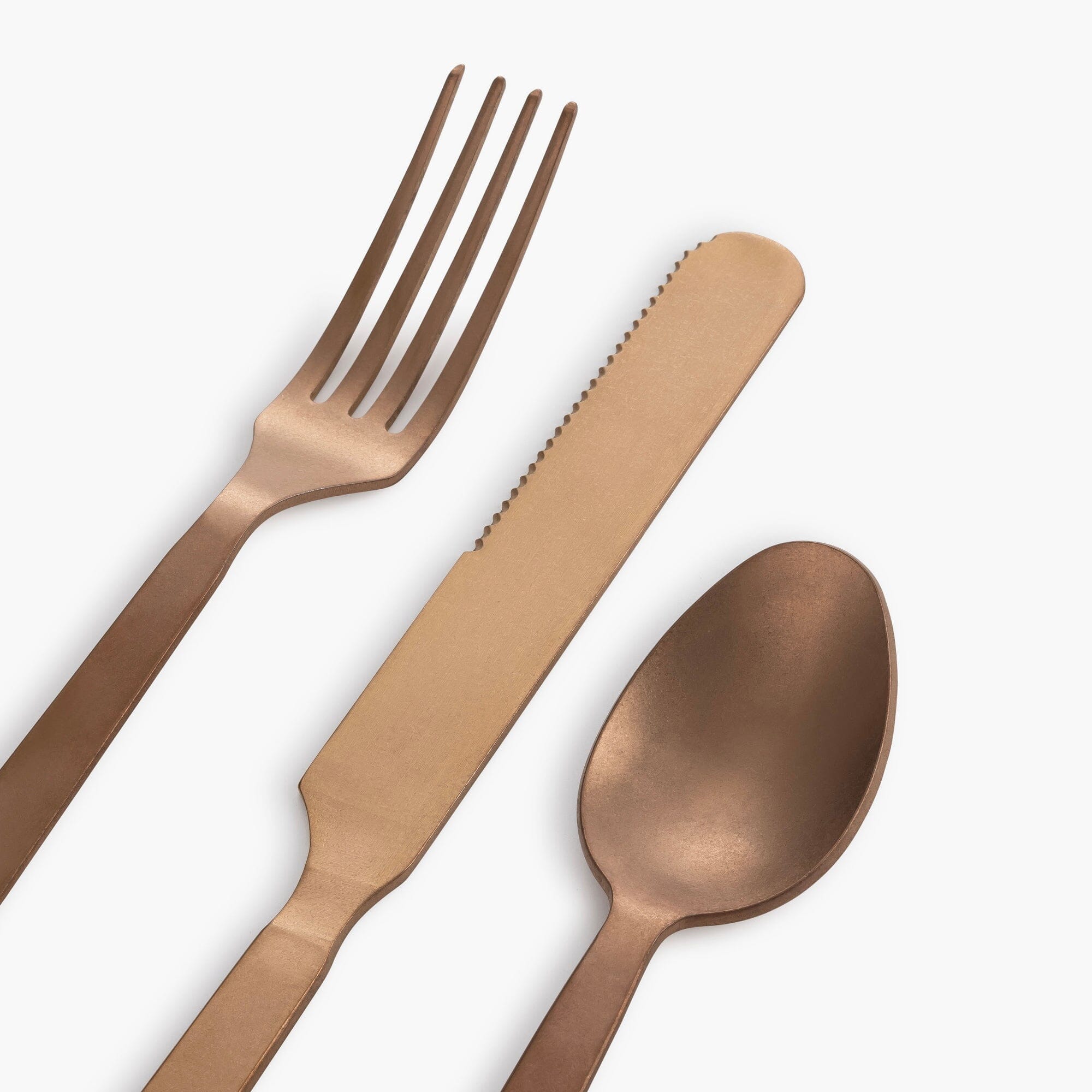 barebones-flatware-besteckset-kupfer-edelstahl-4-teilig image 2