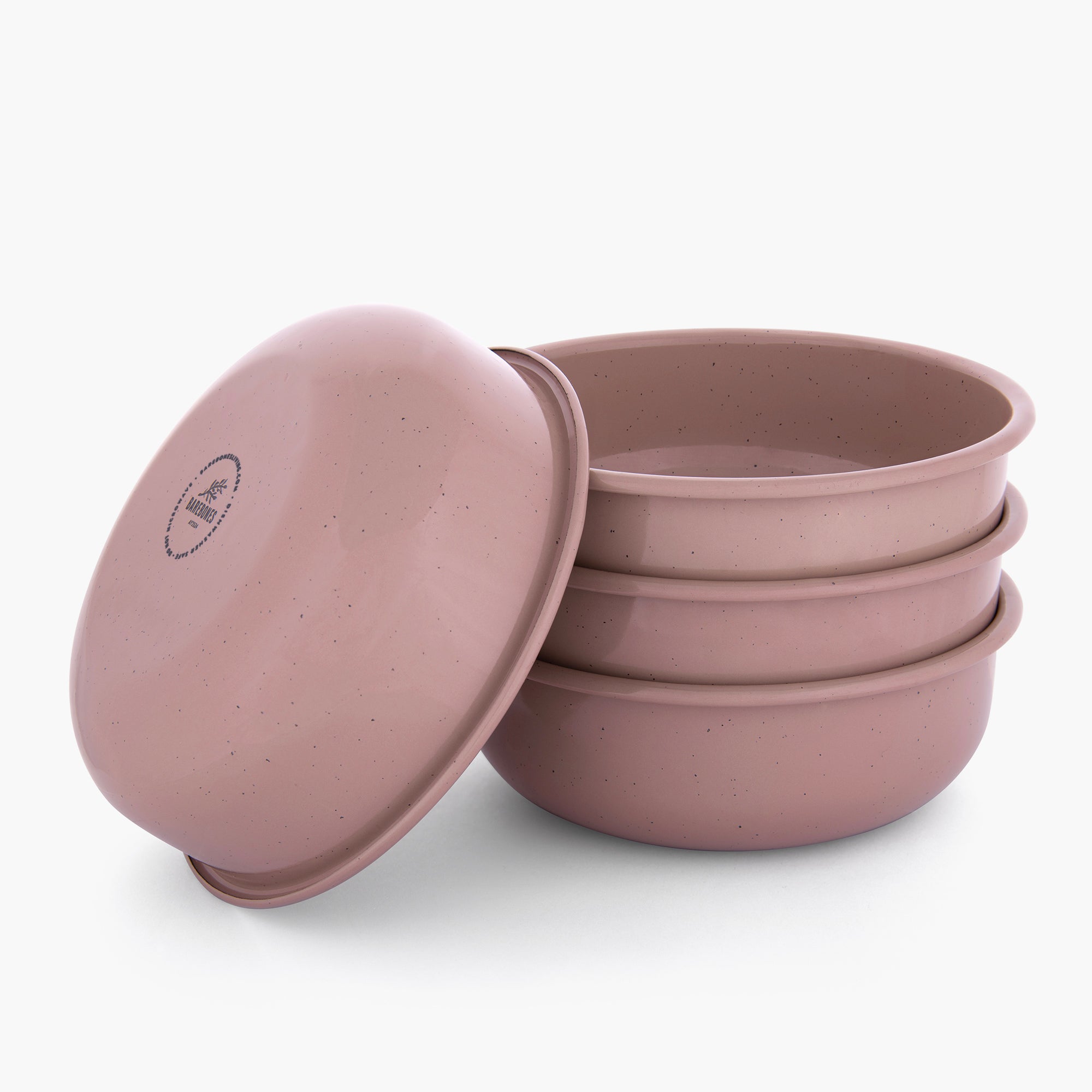 barebones-cook-dine-rolled-enamelware-bowl-set-dusty-rose image 2
