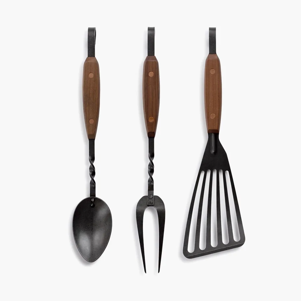 barebones-tools-essential-grilling-grillbesteck-set-edelstahl image 1