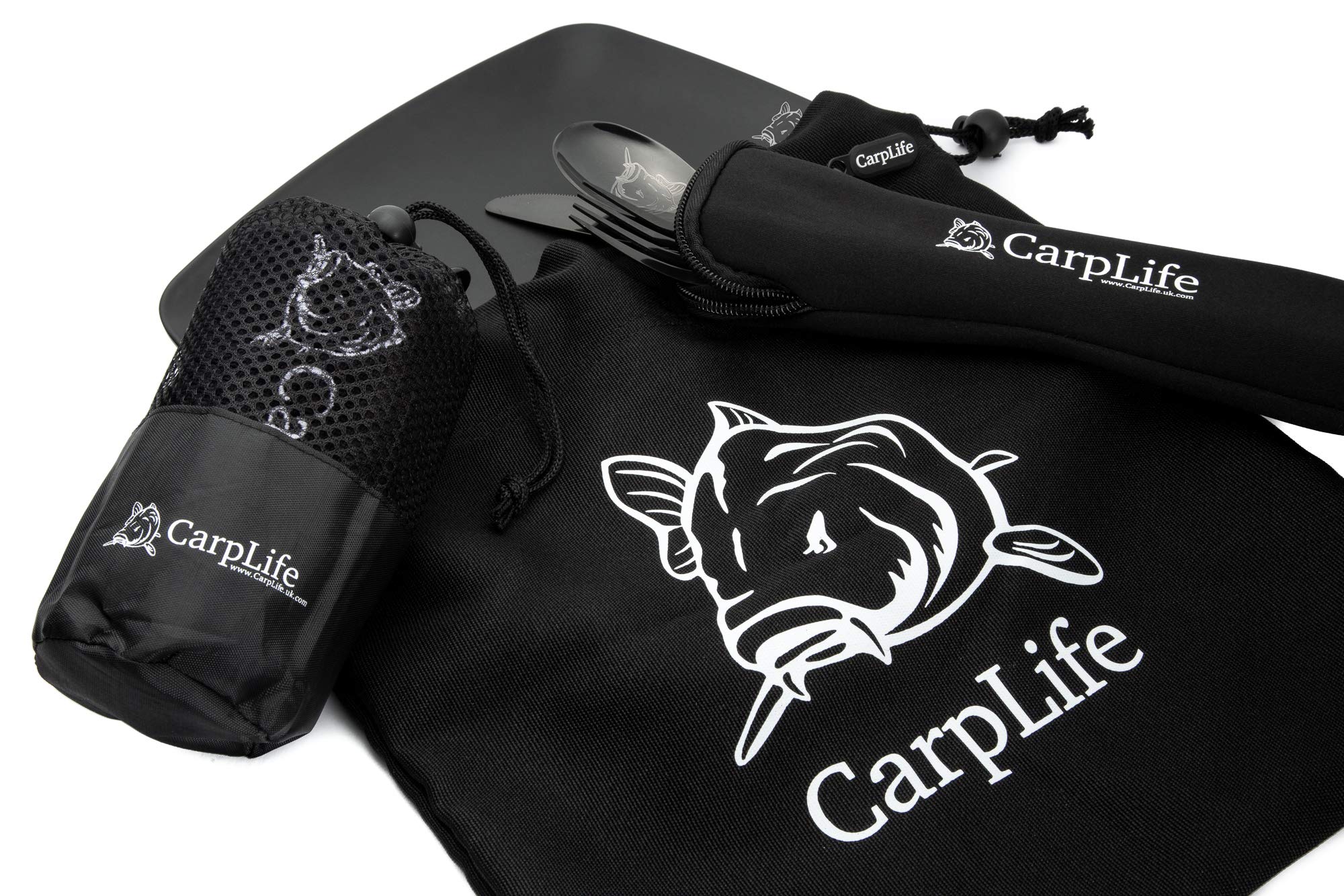 carplife-ess-set-teller-besteck-mikrofasertuch-camping-angel image 4