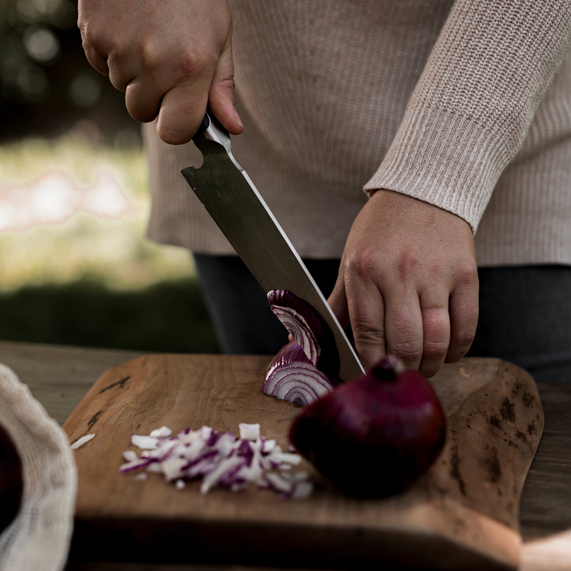 barebones-no-8-kochmesser-chef-edelstahl-pakkawood image 6