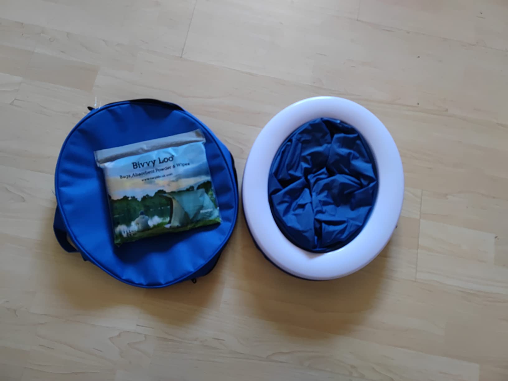 Blau gefunden