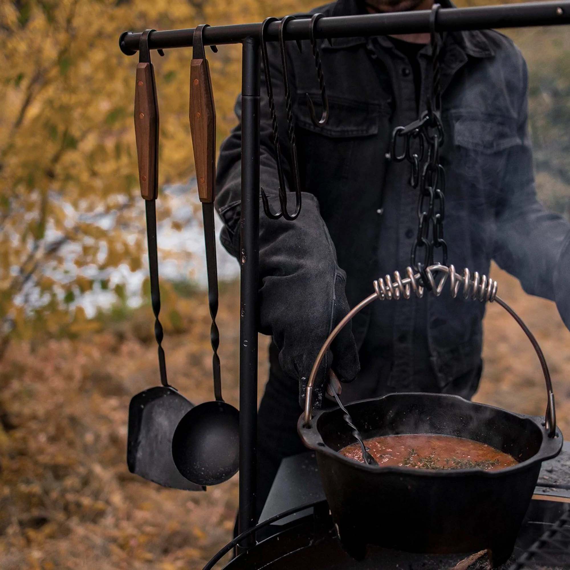 barebones-cowboy-grill-s-hook-kette-topfhaken-set image 6