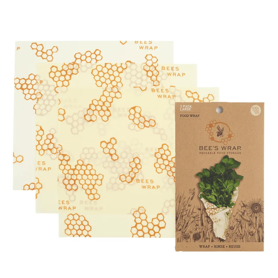 bee-s-wrap-wraps-large-wrap-3-pack-tuch-honeycomb image 1