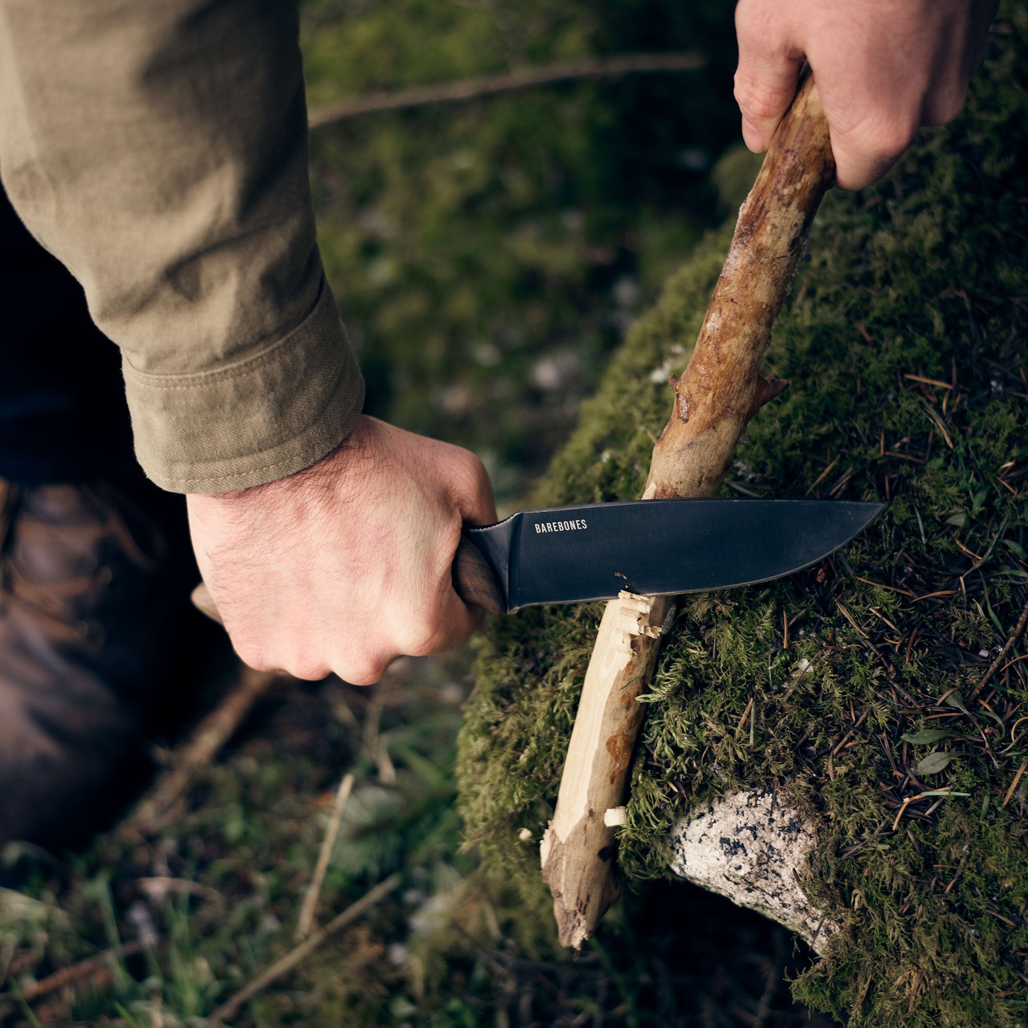barebones-no-6-field-knife-outdoormesser-carbonstahl-full-tang image 4