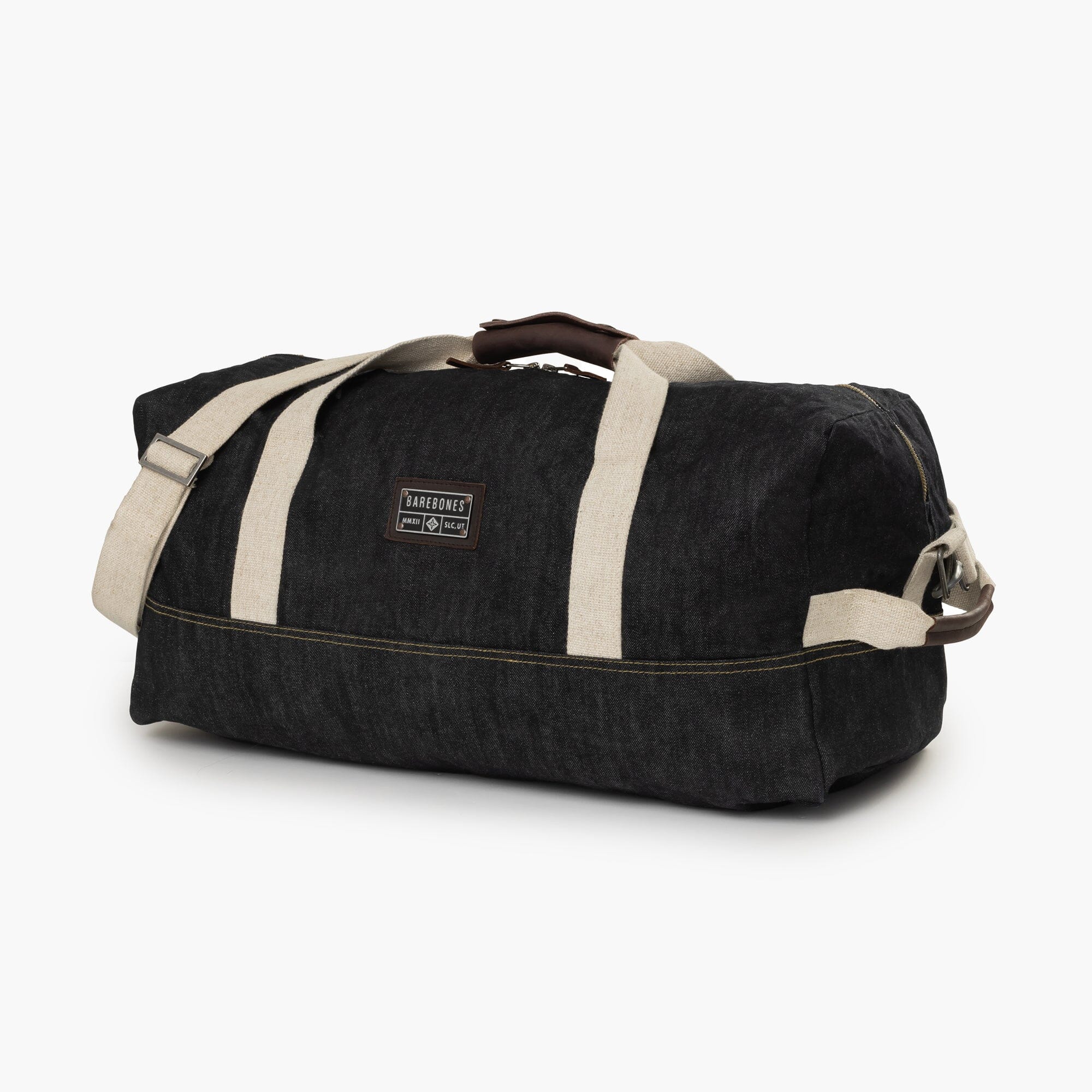 barebones-store-carry-neelum-duffel-reisetasche-denim-leder image 2