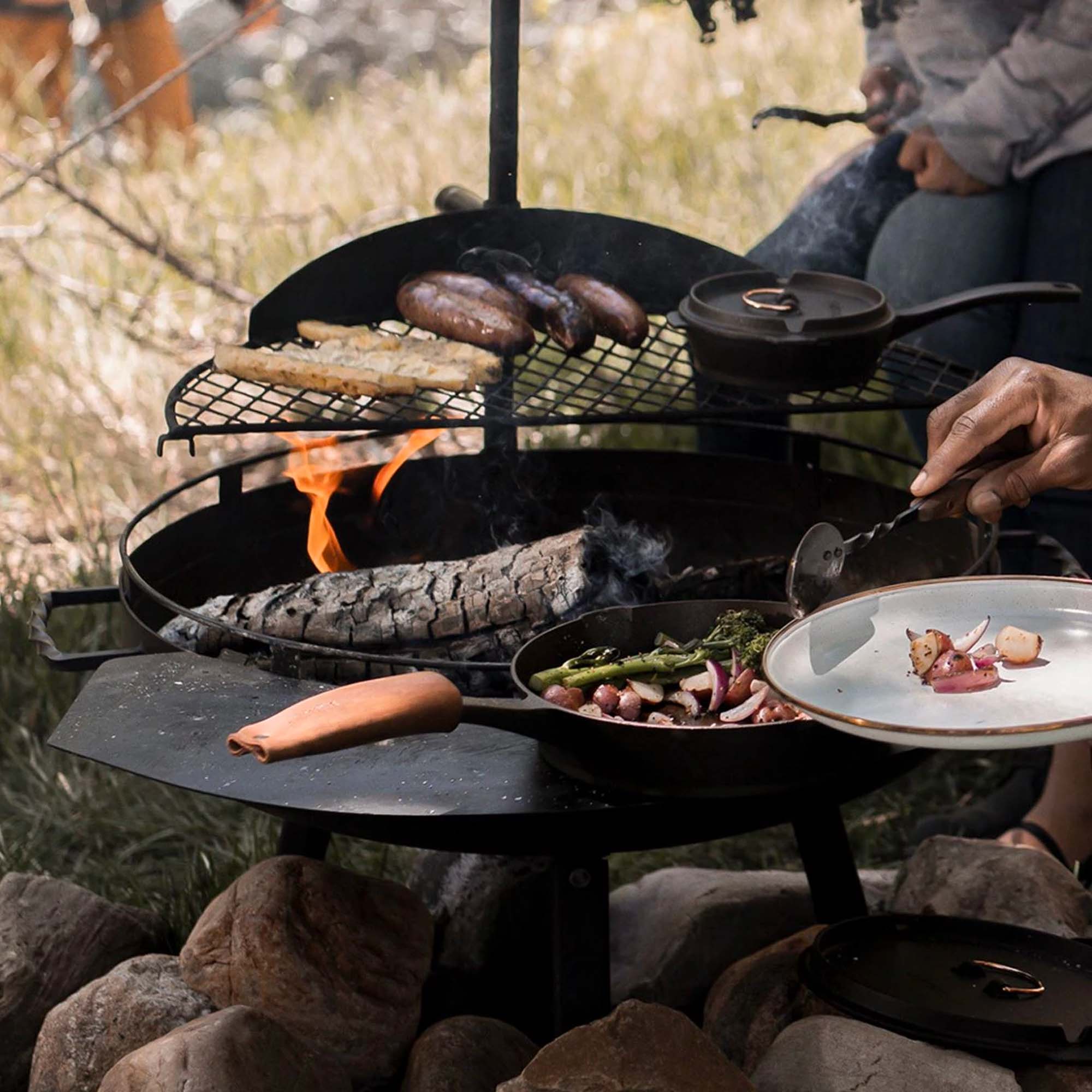 barebones-cook-dine-cowboy-fire-pit-grill-beistelltisch-30-stahl image 3